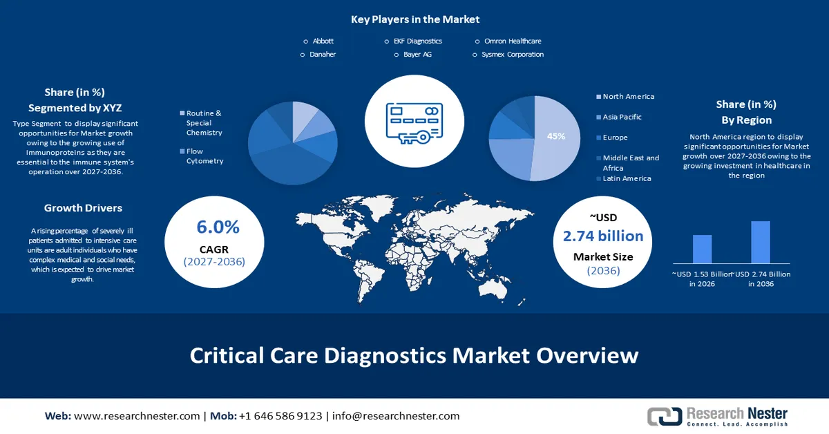 Critical Care Diagnostics Market Size