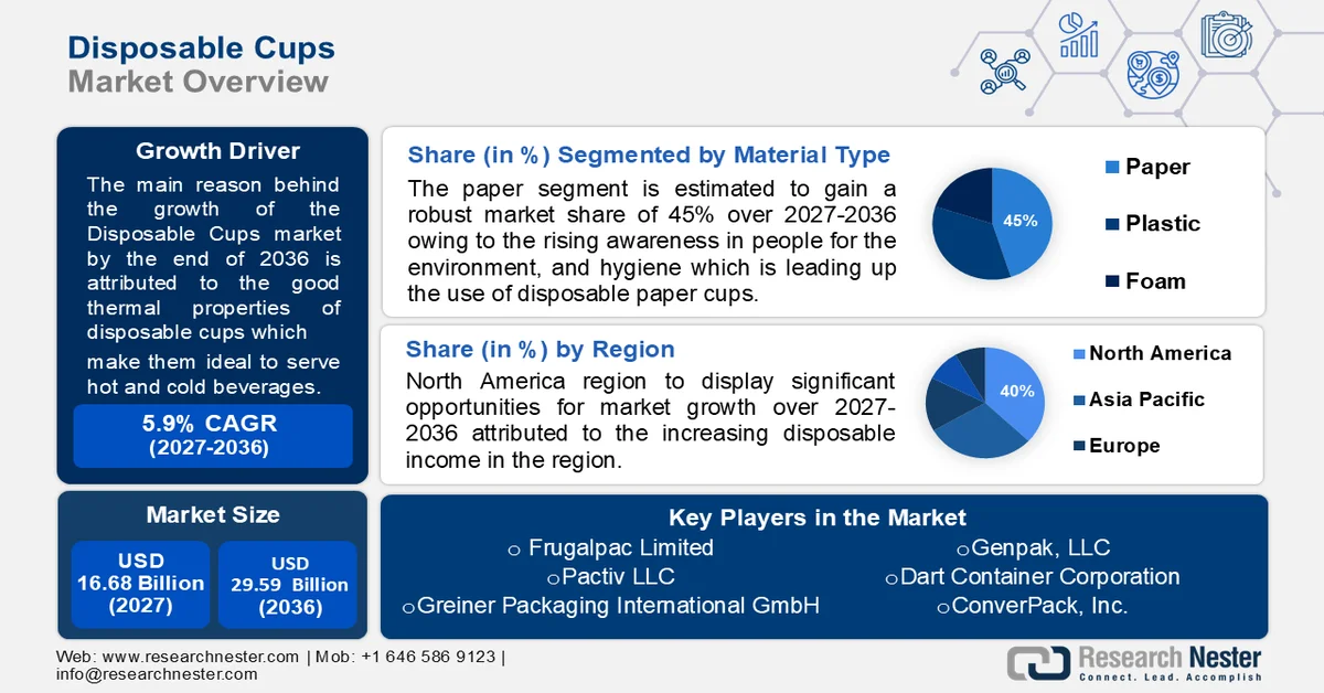 Disposable Cups Market overview