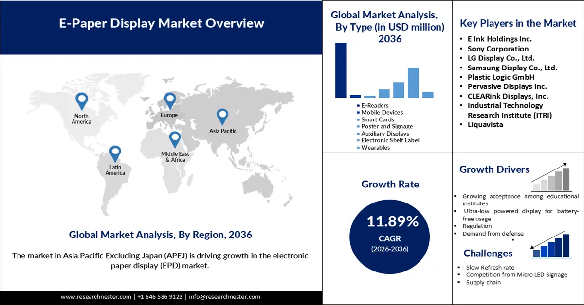 E-Paper Display Market Size