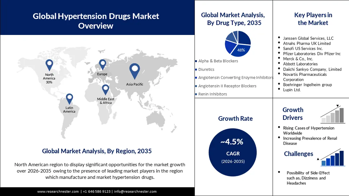 Hypertension Drugs Market size