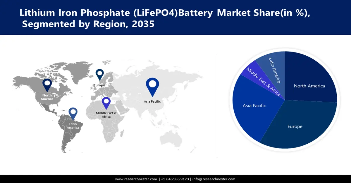 Lithium Iron Phosphate (LiFePO4) Battery Market Share