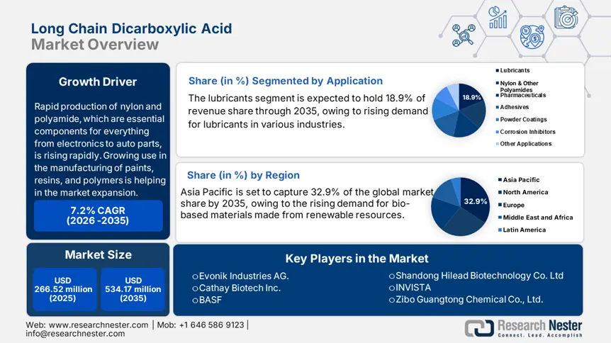 Long Chain Dicarboxylic Acid Market Size