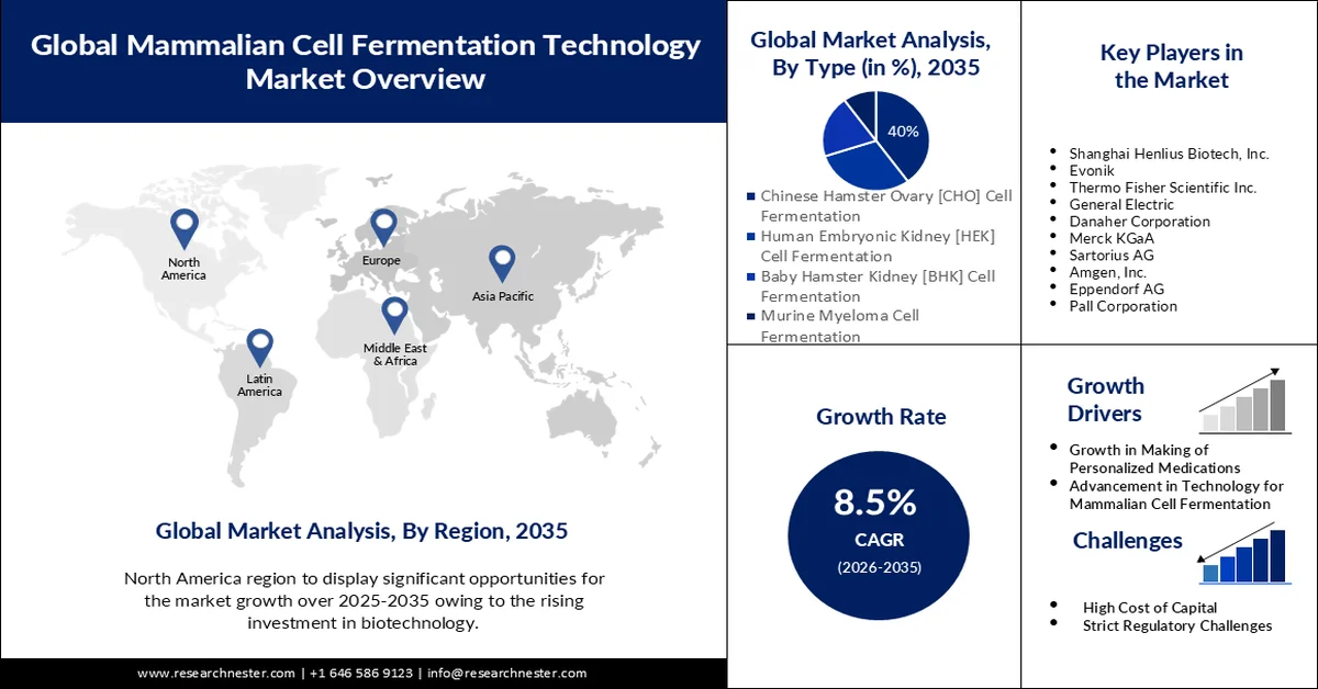 Mammalian Cell Fermentation Technology Market Overviews