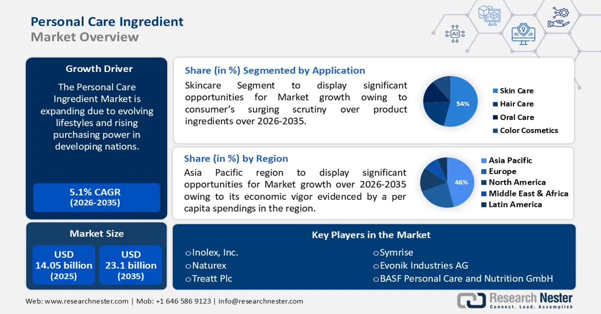 Personal Care Ingredients Market Size