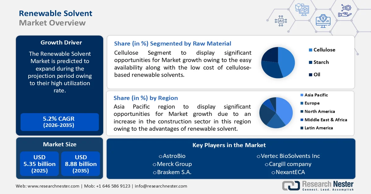 Renewable Solvent Market Size