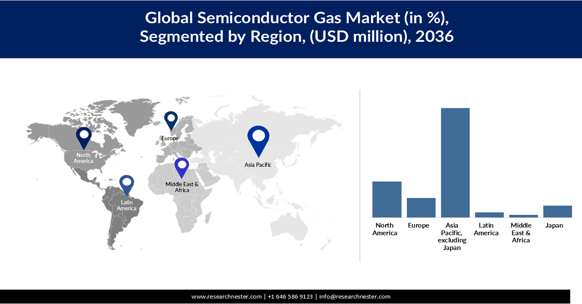 Semiconductor Gas Market share